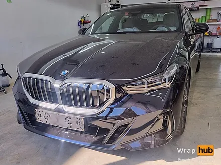 BMW 5시리즈 프론트 그릴을 \'블랙\' 으로 랩핑! - 랩허브 / 일산, 파주, 고양 자동차 랩핑 전문 / 고양,일산,김포
