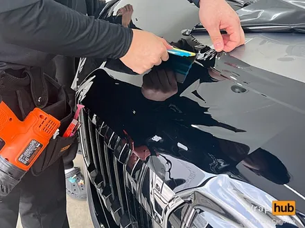 BMW 740d 듀오톤 랩핑 / 옥사이드 그레이에 리페어 블랙으로 투톤랩핑 - 랩허브 / 일산, 파주, 고양 자동차랩핑 전문 / 고양,일산,김포