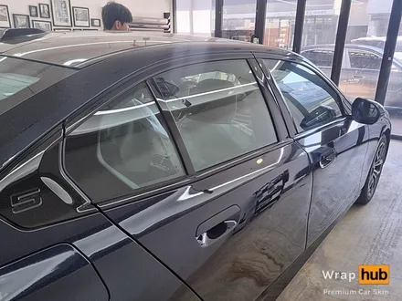 BMW 5시리즈 프론트 그릴을 \'블랙\' 으로 랩핑! - 랩허브 / 일산, 파주, 고양 자동차 랩핑 전문 / 고양,일산,김포