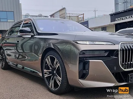 BMW 750e 오토벨벳 리퀴드 브론즈 메탈릭 듀오톤 랩핑 - 랩허브 / 투톤랩핑 / 일산랩핑, 고양, 파주 자동차랩핑 시공 전문 / 고양,일산,김포