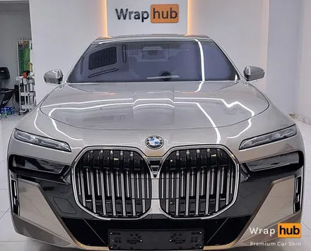 BMW 7시리즈를 더욱 특별하게 만드는 \'옥사이드 그레이\' \'듀오톤 랩핑\' - 랩허브 / 일산랩핑, 파주랩핑, 고양랩핑 / 고양,일산,김포