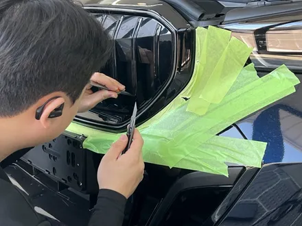 BMW 520i 프론트 그릴 부분랩핑/크롬지우기 - 랩허브 / 일산랩핑, 파주랩핑, 고양랩핑 / 고양,일산,김포