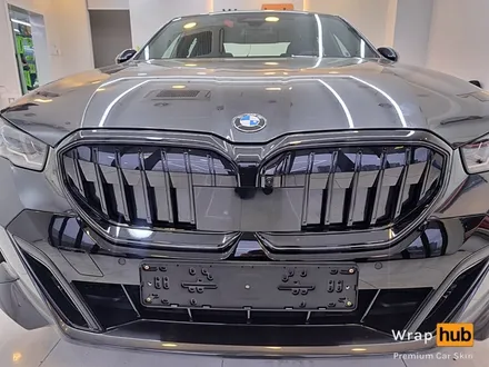 BMW 520i 프론트 그릴 \'블랙 랩핑\' / 크롬지우기 - 랩허브 / 일산 랩핑 전문, 파주, 고양 랩핑PPF / 고양,일산,김포