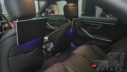 벤츠 S450 액티브 엠비언트 라이트 대시보드, 도어트림 튜닝시공 / 강서구 대저1동