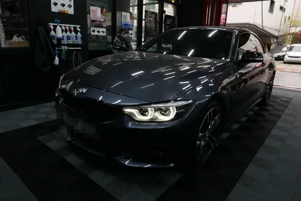 BMW 4컨버터블 - 보조배터리 / 엠비언트 광량칩  / 카플레이활성화 / 수원, 광교, 동탄
