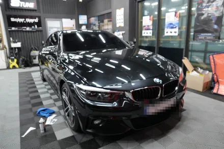 BMW 4컨버터블 - 썬팅 재시공, 아이나비 z9000블랙박스 장착 / 수원, 광교, 동탄