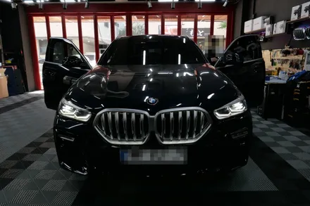 수원 에스튠 -  BMW X6 G06 아이나비 QXD8000+보조배터리 장착 / 수원, 광교, 동탄