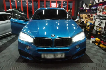 에스튠 - BMW X6__ 안드로이드 올인원 장착 / 수원, 광교, 동탄