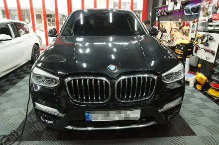에스튠(아이나비 수원광교점) - BMW X3 / G01 __ 아이나비 QXD1 + 보조배터리(더블독12AP) + 커넥티드프로플러스 / 수원, 광교, 동탄