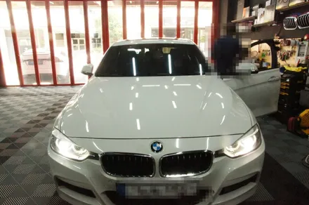 수원 에스튠 - BMW 320D__5AS / 컬럼교체 / 기어봉LED / 도어테이핑(찌그덕잡소리) / 경기 수원 영통
