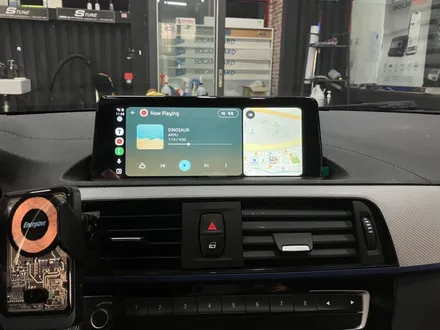 수원 에스튠 - BMW F20__순정컴포트엑세스 / 리눅스 터치모니터 / 룸미러형 블랙박스 / 광각미러 / 경기 수원 영통