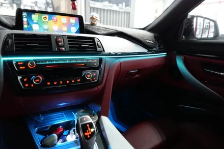 BMW F33 비노출 엠비언트 /  도어로고라이트 / 수원, 광교, 동탄