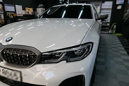 BMW G20 솔라가드 퀀텀 시공 + 블박+보조배터리 / 수원, 광교, 동탄