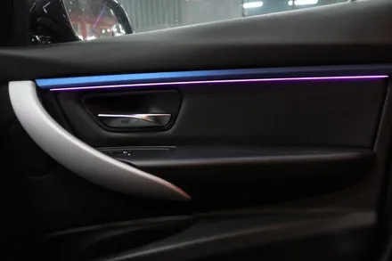 BMW 비노출 RGB엠비언트 + 도어로고라이트 시공 / 수원, 광교, 동탄