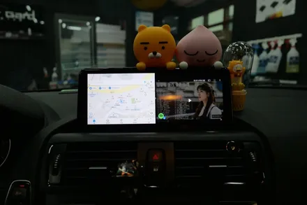 BMW 포칼 IS100KL 스피커 교체, 안드로이드 모니터 장착 / 수원, 광교, 동탄