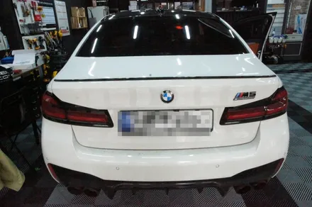 에스튠(아이나비 수원광교점) - BMW M5/F90__ 아이나비 QXD1 + 보조배터리(에코파워팩S12) / 수원, 광교, 동탄