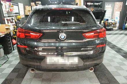 에스튠 - BMW X2__ 파인뷰LXQ3000 파워 2채널 블랙박스 장착 / 수원, 광교, 동탄