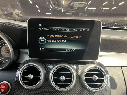 수원 에스튠 - 벤츠 C63 (w205) __ 리눅스 터치모니터 (애플카플레이,안드로이드오토) / 경기 수원 영통