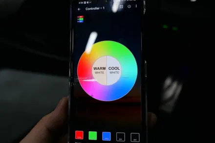BMW 비노출 RGB엠비언트 + 도어로고라이트 시공 / 수원, 광교, 동탄
