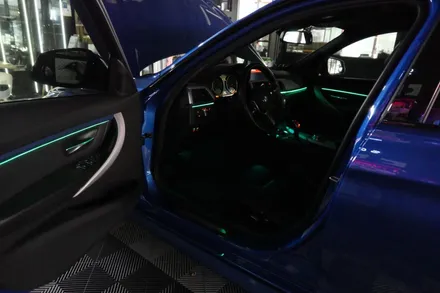 BMW 비노출 RGB엠비언트 + 도어로고라이트 시공 / 수원, 광교, 동탄