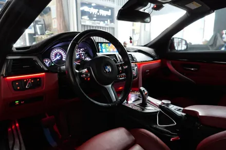 BMW F33 비노출 엠비언트 /  도어로고라이트 / 수원, 광교, 동탄