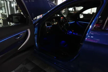 BMW 비노출 RGB엠비언트 + 도어로고라이트 시공 / 수원, 광교, 동탄