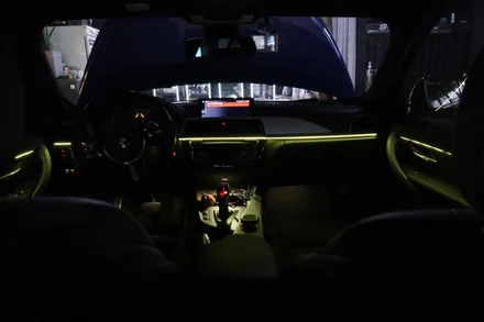 BMW 비노출 RGB엠비언트 + 도어로고라이트 시공 / 수원, 광교, 동탄