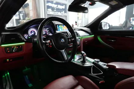 BMW F33 비노출 엠비언트 /  도어로고라이트 / 수원, 광교, 동탄