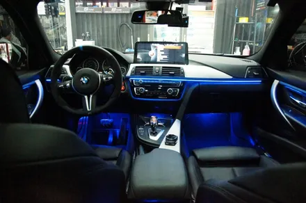 수원 에스튠 - BMW F30__RGB엠비언트 / 안드로이드 올인원장착 / 수원, 광교, 동탄