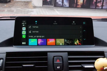 수원 에스튠 - BMW 118D NBT > ID6+8.8터치모니터 / M핸들+컬럼+열선스위치 / 수원, 광교, 동탄