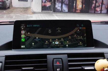 수원 에스튠 - BMW 118D NBT > ID6+8.8터치모니터 / M핸들+컬럼+열선스위치 / 수원, 광교, 동탄