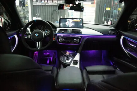 수원 에스튠 - BMW F30__RGB엠비언트 / 안드로이드 올인원장착 / 수원, 광교, 동탄