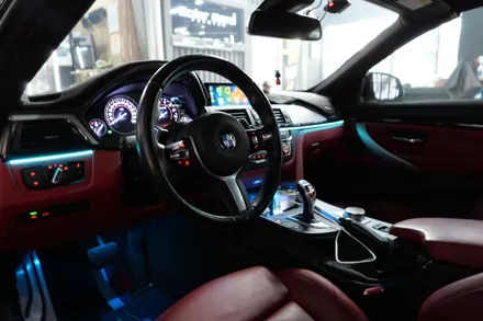 BMW F33 비노출 엠비언트 /  도어로고라이트 / 수원, 광교, 동탄