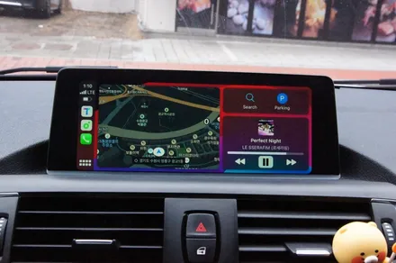 수원 에스튠 - BMW 118D NBT > ID6+8.8터치모니터 / M핸들+컬럼+열선스위치 / 수원, 광교, 동탄