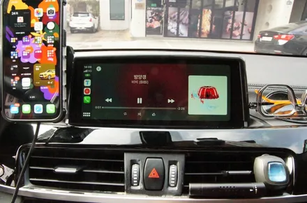 수원 에스튠 - BMW,MINI__애플카플레이 풀스크린 활성화 / 수원, 광교, 동탄
