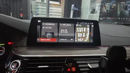 수원 에스튠 - BMW ID6 헤드유닛 고장 교체 작업( 무한로딩,간헐적재부팅 증상 등) / 경기 수원 영통
