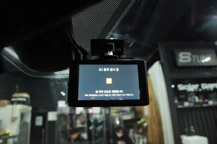 수원 에스튠 - 쉐보레 캡티바__파인뷰 LXQ3000 파워 2채널 블랙박스 장착 / 수원, 광교, 동탄