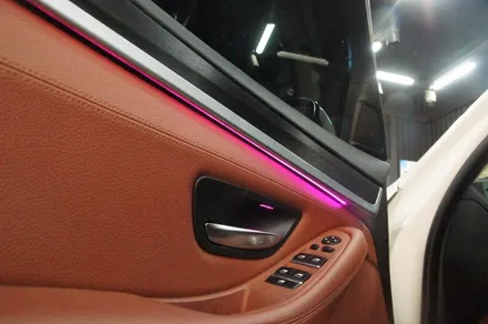수원 에스튠 - BMW F10 __ 순정 엠비언트 광량칩 교체 작업 / 수원, 광교, 동탄