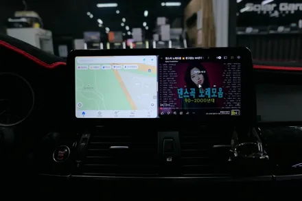 BMW X6 12.3 안드로이드 모니터 장착 / 수원, 광교, 동탄