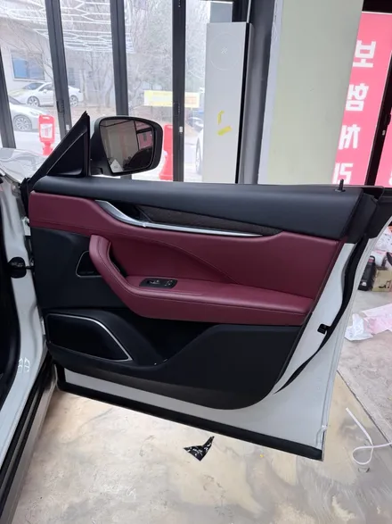 김포 마세라티 르반떼 실내 가죽코팅 시공 | 기온쿼츠 레더쉴드 EVO + 레더코트 | SY CUSTOM / 경기 김포