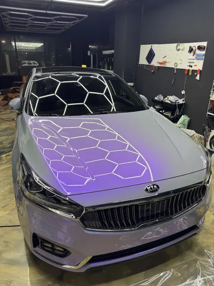 김포 전체랩핑 기아 올뉴 K7 전체 랩핑 시공 | Avery Dennison 글로스 판타지 애쉬 그레이 | SY CUSTOM / 경기 김포