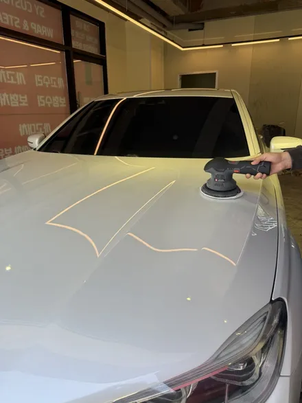 김포 BMW 730Ld 본넷 광택 시공 | 화이트 펄 복원 & 미백 효과 | 듀얼광택 디테일 | SY CUSTOM / 경기 김포