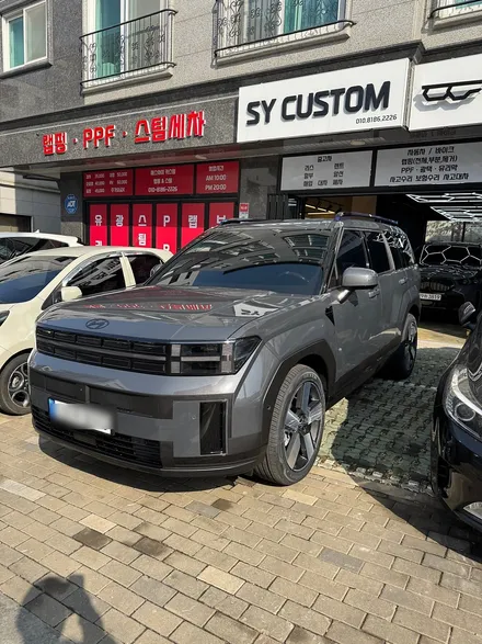 김포 크롬죽이기 2026 현대 싼타페 MX5 몰딩랩핑 시공 | 쥐색 신차 3M2080 블랙하이그로시 | SY CUSTOM / 경기 김포