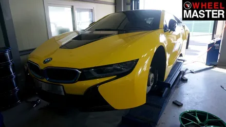 BMW i8 의 블랙유광 휠도색 후기 / 파주,일산