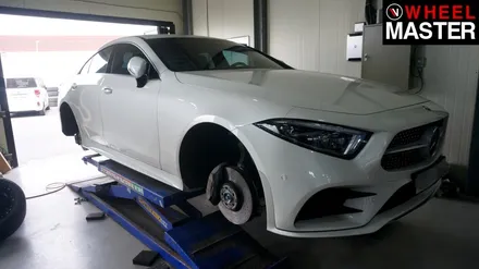 [휠마스터] 휠에 충격을 받아 생긴  휠굴절을 수리해보자!! / 벤츠 CLS400d / 일산 휠수리 / 파주,일산
