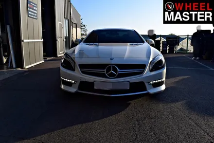 [휠마스터] 휠에 굴절이 심하게 생긴 벤츠 SL63 AMG 차량의 휠수리 후기 / 일산 휠수리 / 파주,일산