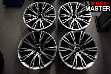 [휠마스터] BMW X5 휠굴절수리 및 고스트크롬 휠도색 후기 / 일산 휠복원 / 파주,일산