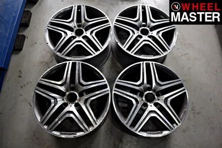 [휠마스터] 림끝이 심하게 갈린 벤츠 g63 amg 차량의 완벽 휠복원 / 일산 휠복원 / 파주,일산