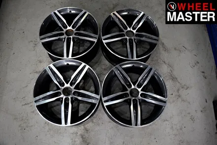 [휠마스터] 다이아몬드컷팅휠을 블랙유광으로 도색한 BMW 118d / 일산 분체도장 / 파주,일산
