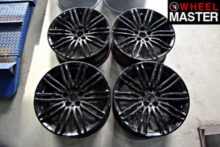 [휠마스터] BMW 540i 블랙유광 휠도색 후기 / 일산 휠복원 / 파주,일산